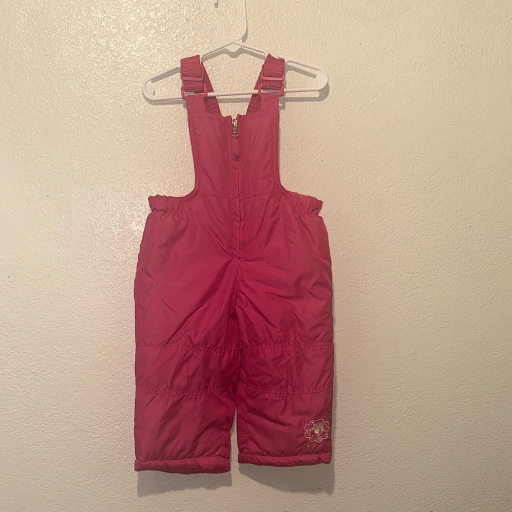 Pink Kids Snow Bib